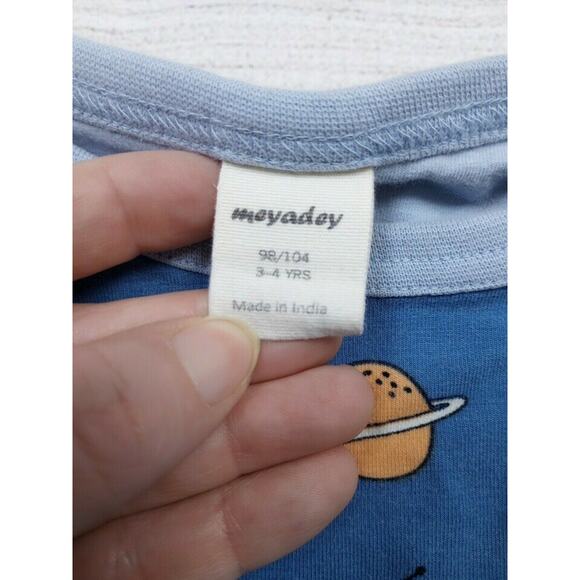 3/4 Meyadey Space Shuttle Long Sleeve Tee - Picture 5 of 6